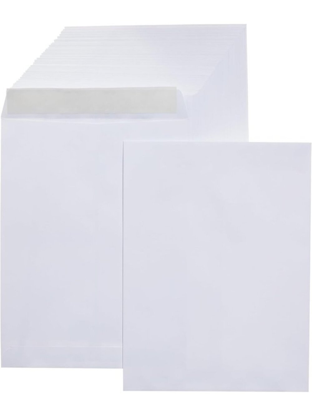 Peel and Seal Mailing Envelopes 9x12 Inch, White, 250-Pack for Catalogs